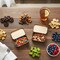 3 Pcs 3.75 x 2.45 x 0.8 Inch Metal Rectangular Empty Hinged Tins Box Containers with Lids Mini Portable Box Small Storage Kit, Home Organizer (Rose Gold)